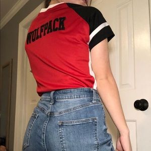 North Carolina State University wolf pack game tee